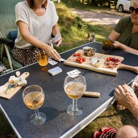 Mobil Avec Terrasse Au à Granges-aumontzey - Api-1-52-299 Camping