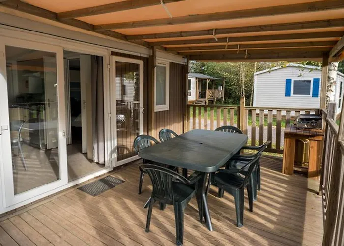 Kemp Mobil Avec Terrasse Au A Granges-aumontzey - Api-1-52-299 Granges-Aumontzey